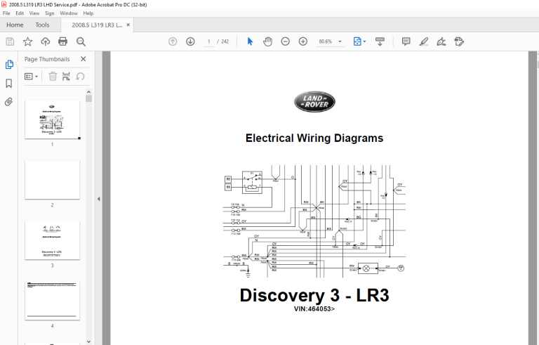 Key Wiring Diagrams for the 2005 Land Rover LR3: Troubleshooting Made Easy