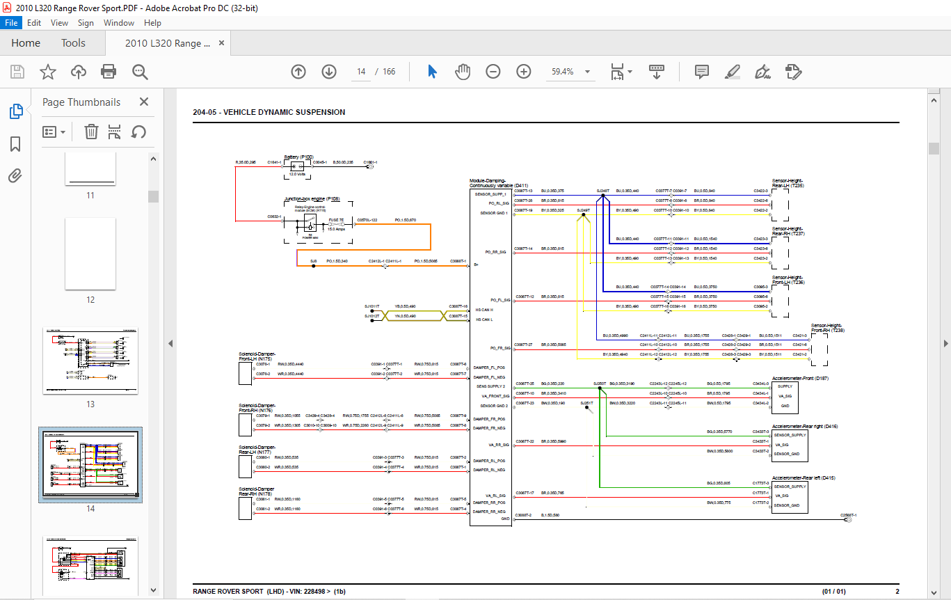 Range Rover Sport L320 Wiring Diagram - Wiring Diagram