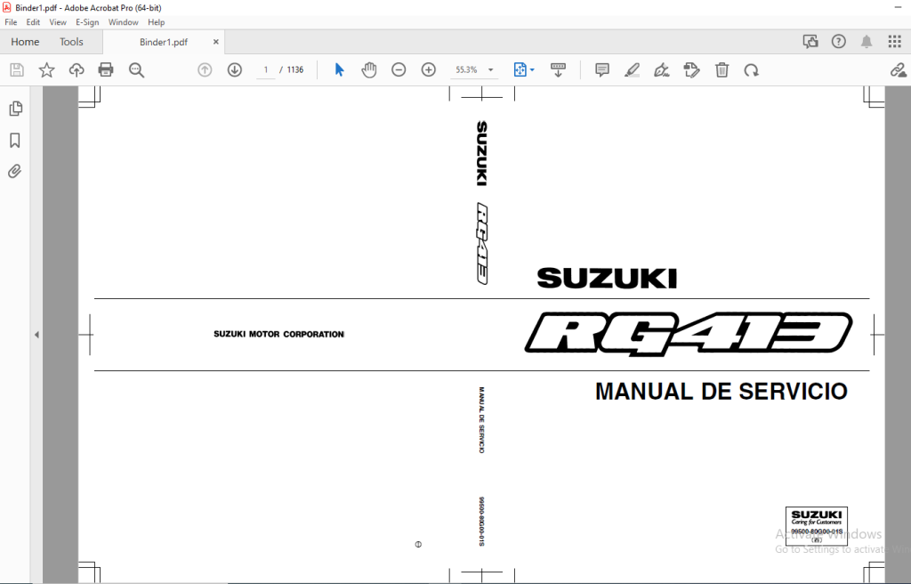 SUZUKI RG413 MANUAL DE SERVICIO PDF DOWNLOAD HeyDownloads Manual