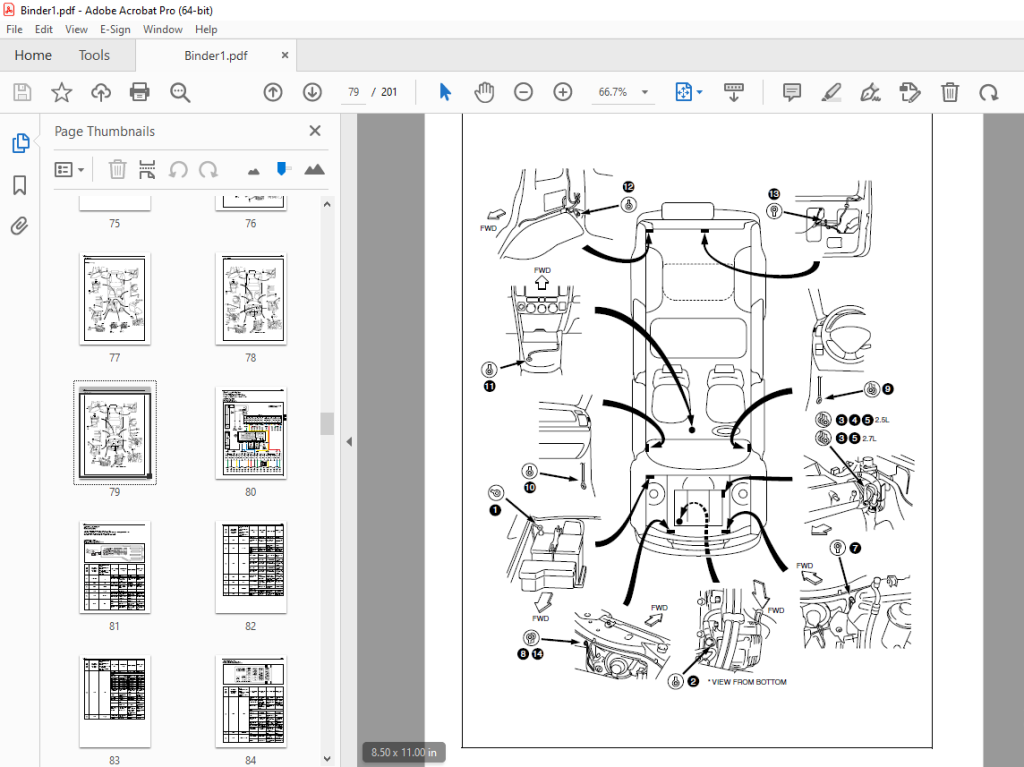 SUZUKI SQ416 SQ420 SQ625 JA627 GRAND VITARA XL7 WIRING DIAGRAM MANUAL