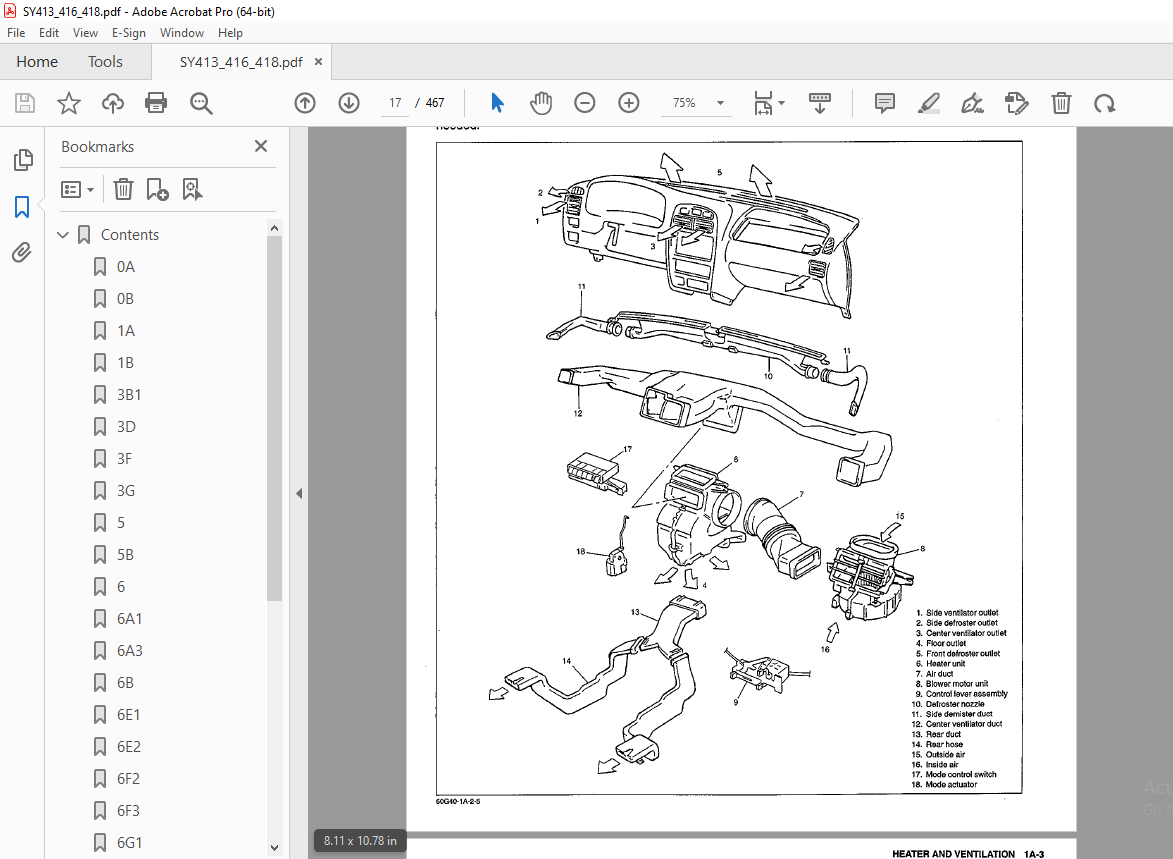 Suzuki SY413 SY416 SY418 Supplementary Service Manual PDF DOWNLOAD