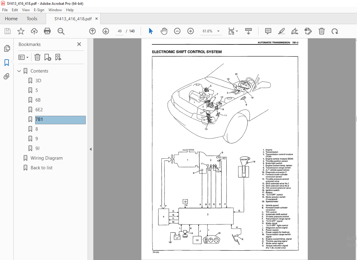 Suzuki SY416 SY418 Wagon Supplementary Service Manual PDF DOWNLOAD