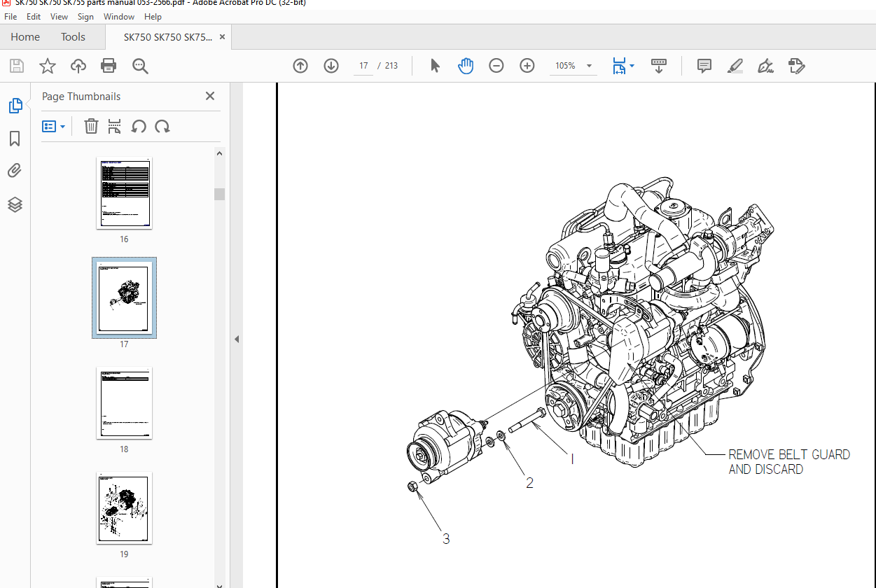 Ditch Witch SK750 SK755 Parts Manual 0532566 PDF DOWNLOAD