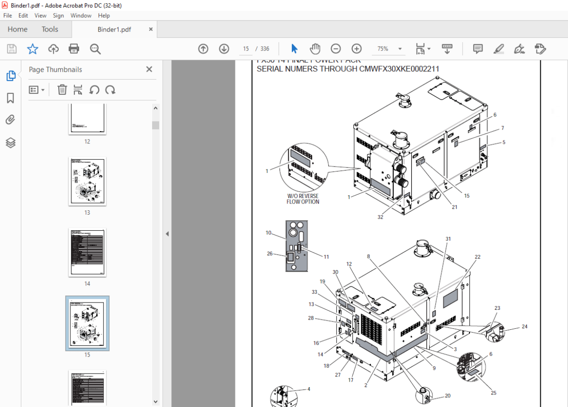 Ditch Witch FX30 Kubota D1105 Parts Manual 0532618 PDF HeyDownloads