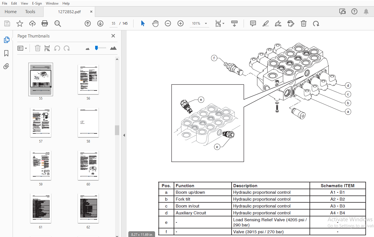 Genie GTH5519 (Deutz Tier 4i) Service & Repair Manual 1272852 PDF