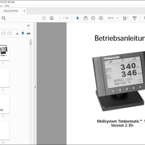 John Deere Timbermatic 10 Betriebsanleitung F062330 - PDF DOWNLOAD ...