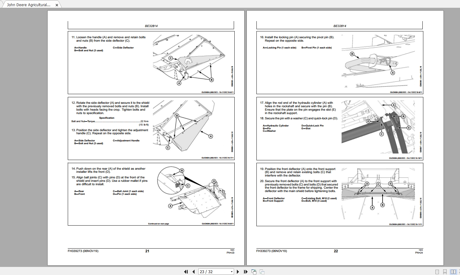 John Deere Agricultural All Models Instructions EN - PDF Complete Set ...