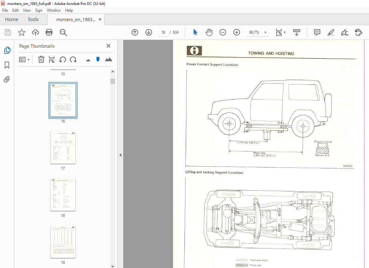 2003 MITSUBISHI MONTERO OWNERS MANUAL PDF visual data 2