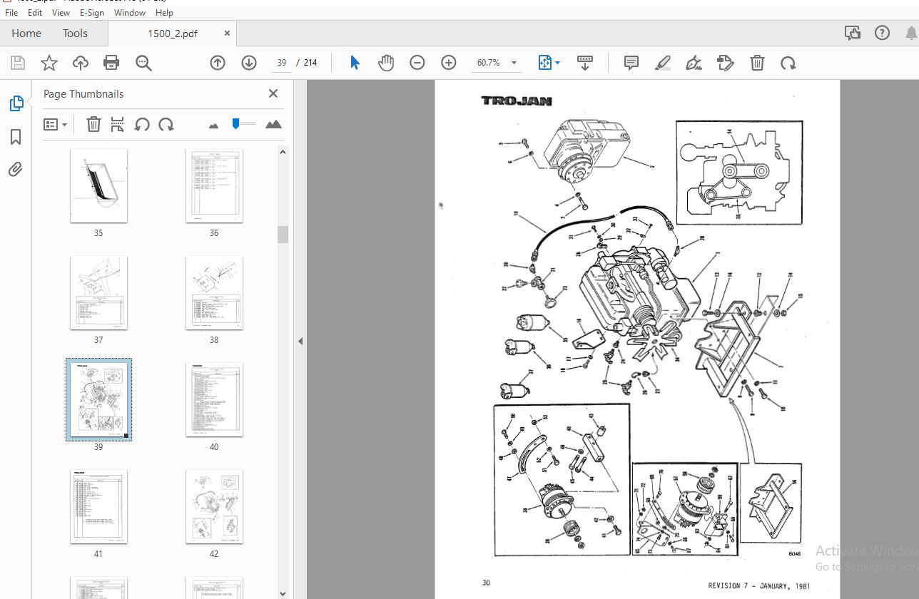 Ok First Part Card O&K 1500 Parts Manual 2022991 - PDF DOWNLOAD