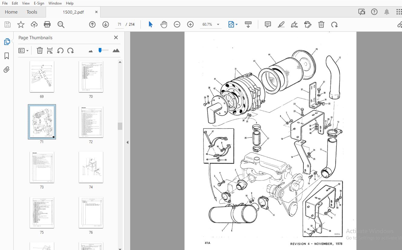 Ok First Part Card O&K 1500 Parts Manual 2022991 - PDF DOWNLOAD