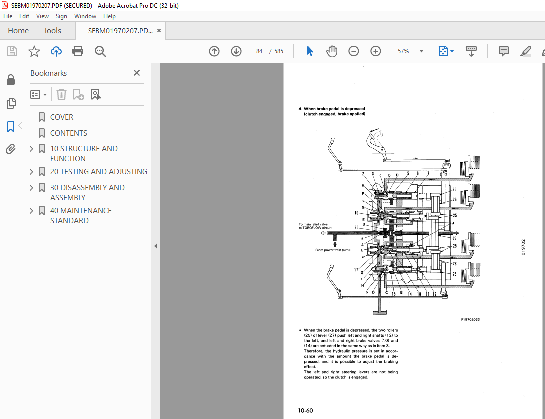 Komatsu Bulldozer D375A-2 Shop Manual SEBM01970207 – PDF DOWNLOAD ...