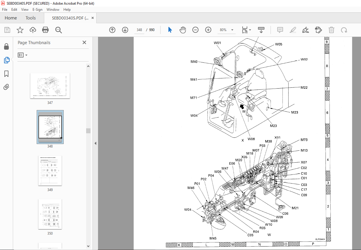 Komatsu PC200-6,PC200LC-6,PC220-6,PC220LC-6 Shop Manual SEBM003405 PDF