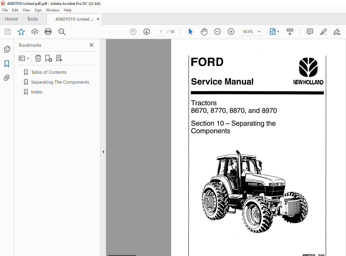 Ford Tractor Manuals Free Download